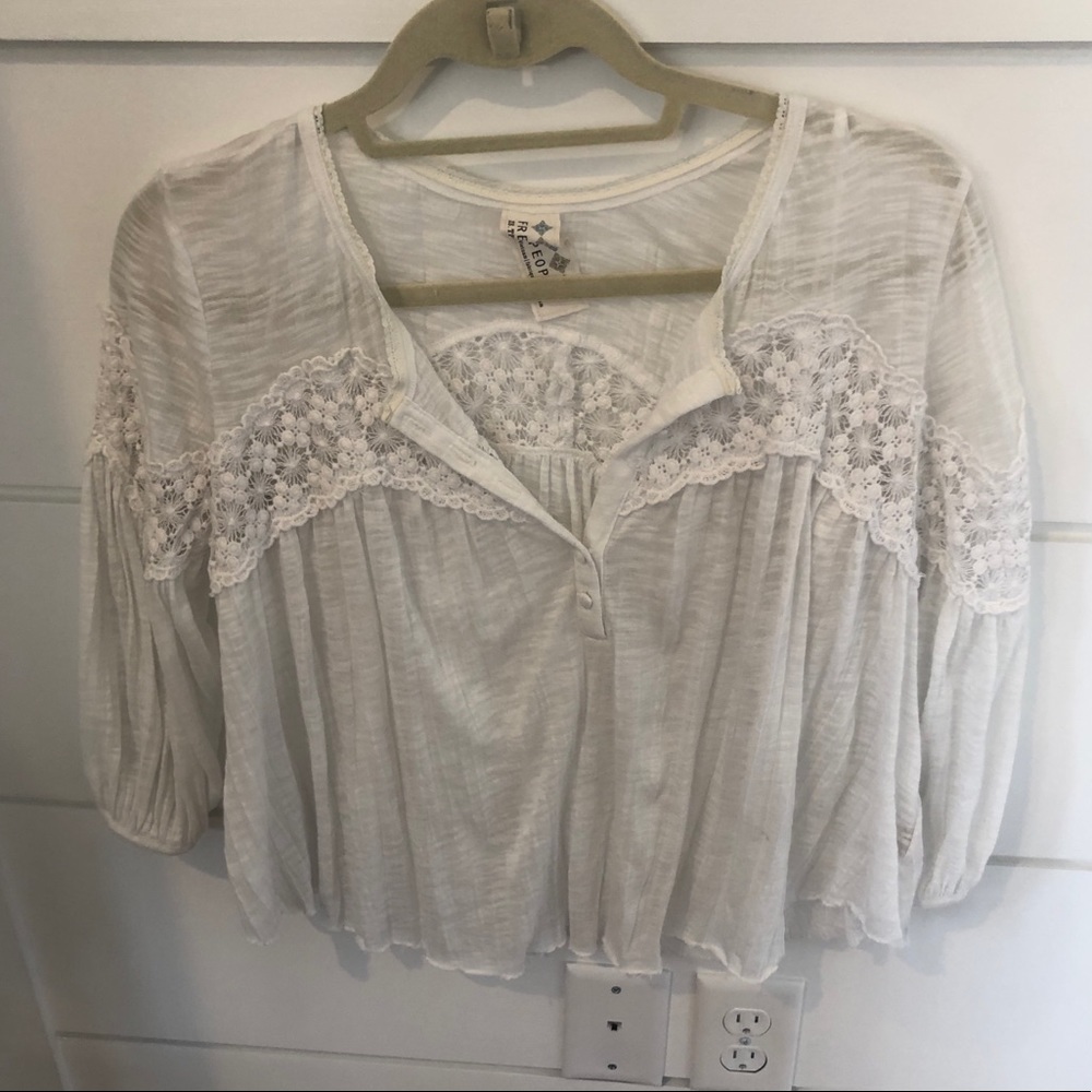 White free people top